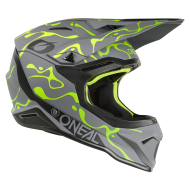 Каска O'NEAL 1SERIES SPLASH GRAY/NEON YELLOW V.26