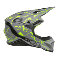Каска O'NEAL 1SERIES SPLASH GRAY/NEON YELLOW V.26