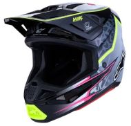 ALPINESTARS SM7 BLASTER BLK/GRY/YLW motocross helmet