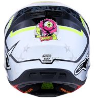 ALPINESTARS SM7 BLASTER BLK/GRY/YLW motocross helmet