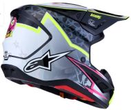 ALPINESTARS SM7 BLASTER BLK/GRY/YLW motocross helmet