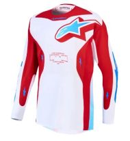 Мотокрос джърси ALPINESTARS RACER HUNT WHT/RED/BLU