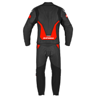LEATHER MOTORCYCLE TEAM SPIDI LASER TOURING Red/Black 2PC