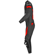 LEATHER MOTORCYCLE TEAM SPIDI LASER TOURING Red/Black 2PC
