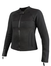 Women's textile jacket Pando Moto STEALTH BLACK AAA