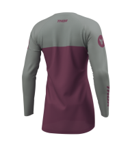 Дамско мотокрос джърси THOR RIDEMODE MENACE PURPLE/GRAY