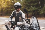 Textile motorcycle jacket ADRENALINE MESHTEC 2.0 GRAY
