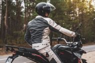 Textile motorcycle jacket ADRENALINE MESHTEC 2.0 GRAY