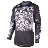 Детска мотокрос блуза O'NEAL ELEMENT RANCID BLACK/GRAY V.27