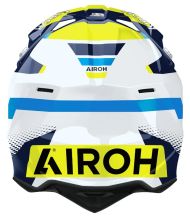 Мотокрос каска AIROH WRAAAP VISION Yellow/Blue Gloss