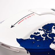 Casca SCHUBERTH C5 GLOBE BLUE