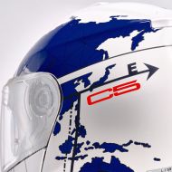 Casca SCHUBERTH C5 GLOBE BLUE