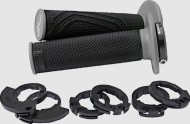 DOMINO D200 LOCK ON GRIPS BLACK/GRAY