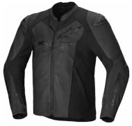 ALPINESTARS Faster V3 LEATHER MOTORCYCLE JACKET BLACK