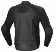 ALPINESTARS Faster V3 LEATHER MOTORCYCLE JACKET BLACK