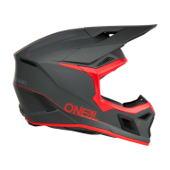 Мотокрос каска O'NEAL 3SERIES E-STROKE GRAY/RED V.26