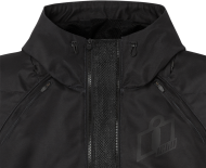 Women's textile motorcycle jacket ICON AIRFORM CE BK