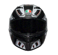 AGV K3 HELMET - RIVIA MATT BLACK/WHITE