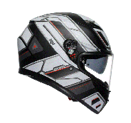 AGV K3 HELMET - RIVIA MATT BLACK/WHITE
