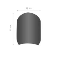Black mica for CLASSIC aluminum motorcycle BARRACUDA Benelli Leoncino