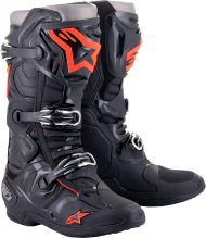 Μπότες μοτοκρός ALPINESTARS TECH 10 BK/RD/FLUO