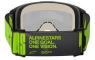 Мотокрос очила ALPINESTARS VISION 5 HOLLOW CHARCOAL YLLW FL Mirror SILVER
