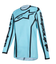 Дамско мотокрос джърси Alpinestars FLUID APEX TROPIC-BLACK