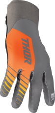 Мотокрос ръкавици THOR AGILE SOLID GRAY/ORANGE
