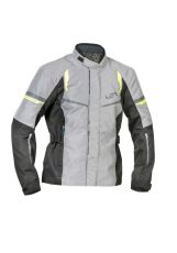 Textile motorcycle jacket Lindstrands Backafall Grey/black