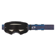 Motocross goggles O'NEAL B-22 PAINT BLUE/ORANGE - GRAY