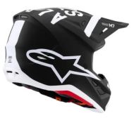 Κράνος μοτοκρός ALPINESTARS SM7 DASHER ΜΑΥΡΟ/ΛΕΥΚΟ
