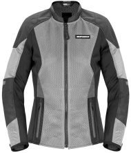 Women's textile jacket SPIDI SUPER NET Gray