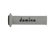 DOMINO A010 Grips No Waffle White with Black