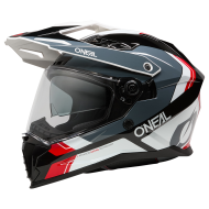 Ендуро каска O'NEAL D-SRS NOMAD BLACK/WHITE/RED V.26