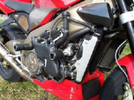 Краш тапи R&G RACING Aero Crash Protectors Black Aprilia Tuono 1000 03-05