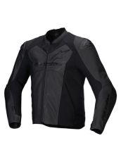 LEATHER MOTORCYCLE JACKET ALPINESTARS Faster v3 Airflow BLK/BLK