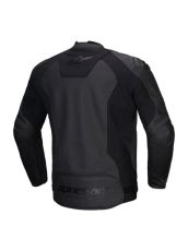 LEATHER MOTORCYCLE JACKET ALPINESTARS Faster v3 Airflow BLK/BLK