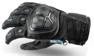Motorcycle gloves Lindstrands Sveg Black