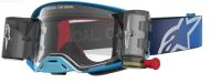 Мотокрос очила ALPINESTARS SUPERTECH FIRMA ROLL OFF BLU/SIL/CLR