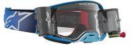 Мотокрос очила ALPINESTARS SUPERTECH FIRMA ROLL OFF BLU/SIL/CLR