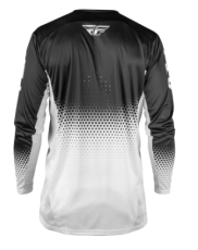 Kids motocross shirt FLY RACING Rayce Sonar - White/Black