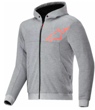 Motorcycle sweatshirt ALPINESTARS CHROME V2 GRY/RED