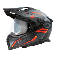 Каска O'NEAL A-SRS SPIKE BLACK/GRAY/RED