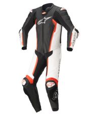 ALPINESTARS LEATHER TEAM Coveralls MISSILE V2 BLACK/WHITE/RED