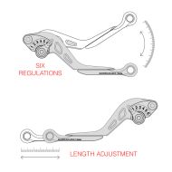 Σετ μανέτας φρένων και συμπλέκτη BARRACUDA Yamaha R1 04-08