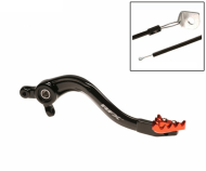 Μανέτα πίσω φρένου RFX Pro ST (Μαύρη/Πορτοκαλί) - KTM SX85