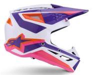 Κράνος Motocross ALPINESTARS SM3 ΘΕΡΜΟΚΡΑΣΙΑ ΛΕΥΚΟ/PU/ΡΟΖ
