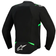 Textile motorcycle jacket ALPINESTARS T-SPS AIR V2 BLACK/FLUO GREEN