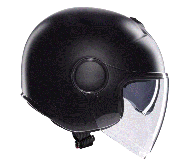 Scooter helmet AGV ETERES MONO BLACK MATT