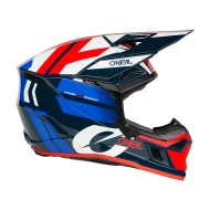 Motocross helmet O'NEAL 3SERIES RIDE BLUE/WHITE/RED V.26